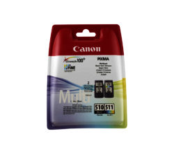 CANON  PG-510/CL-511 Black & Colour Ink Cartridges - Twin Pack